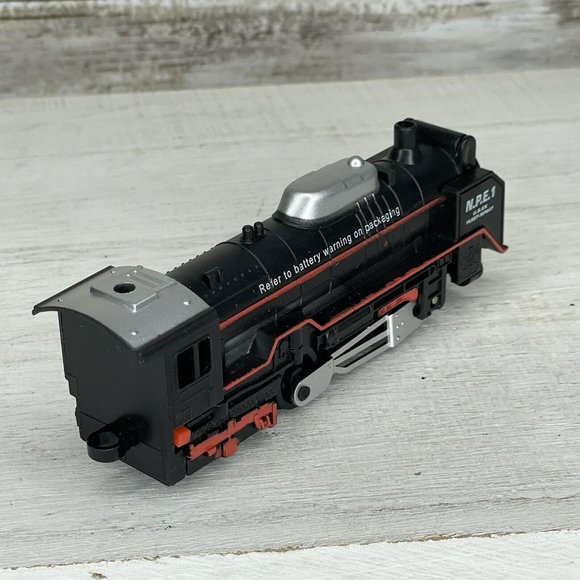 Black and Silver Toy Train Engine - Picture 4 of 5
